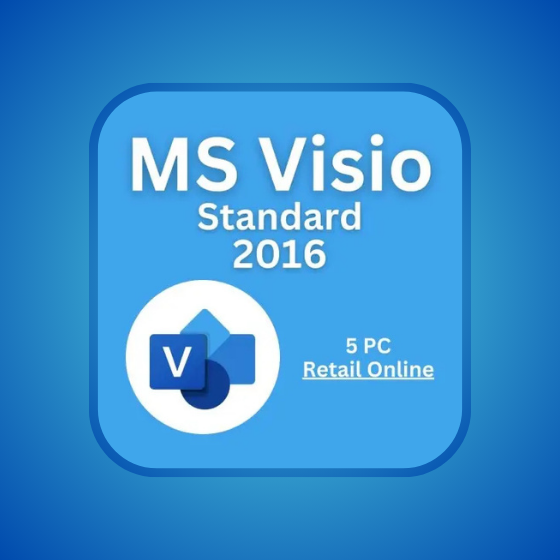 Visio 2016 Standard 5PC [Retail Online]